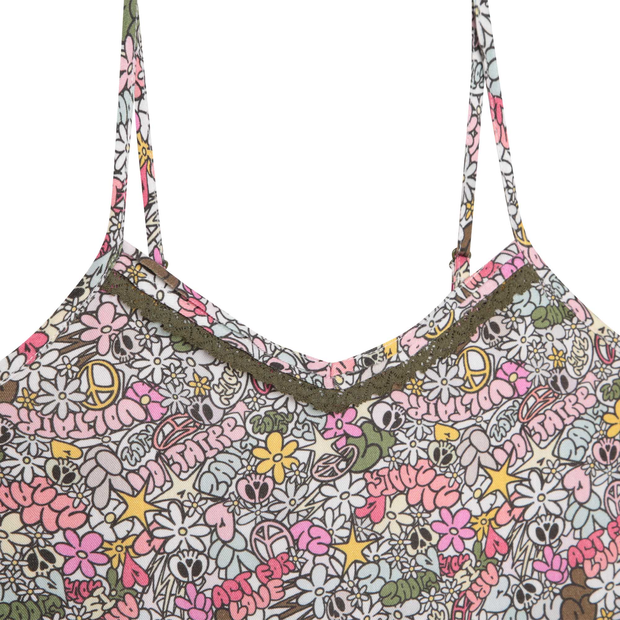Full print camisole - Wild cherry