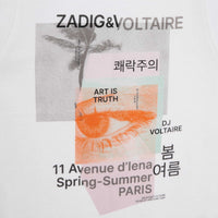 Débardeur avec illustration en coton - Blanc