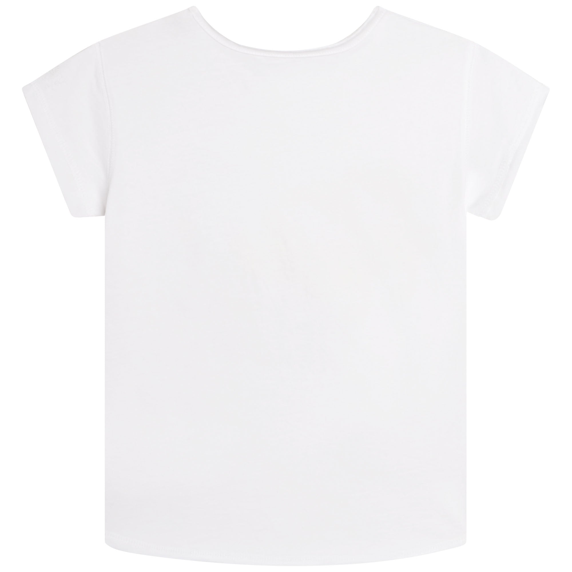 T-shirt classique à manches courtes en coton - Blanc