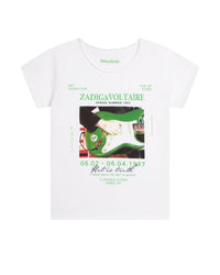 T-shirt à manches courtes en coton - Blanc