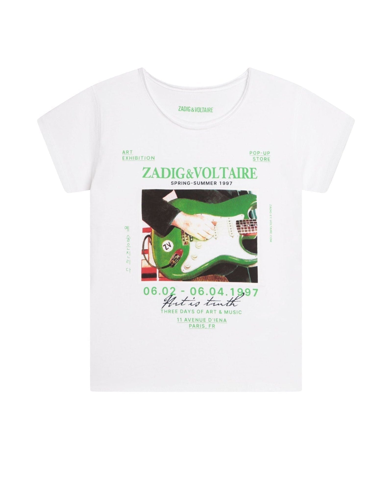 T-shirt à manches courtes en coton - Blanc