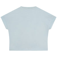 Cotton short-sleeved T-shirt - Light blue
