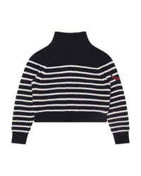 Pull col roulé en laine - Dark Blue