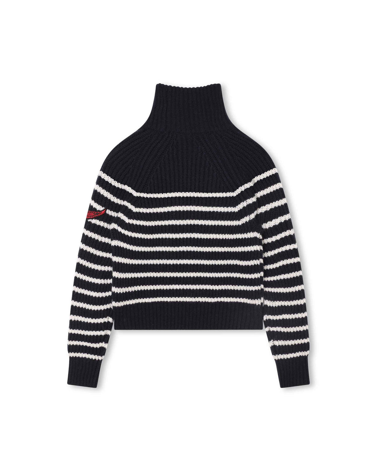 Pull col roulé en laine - Dark Blue