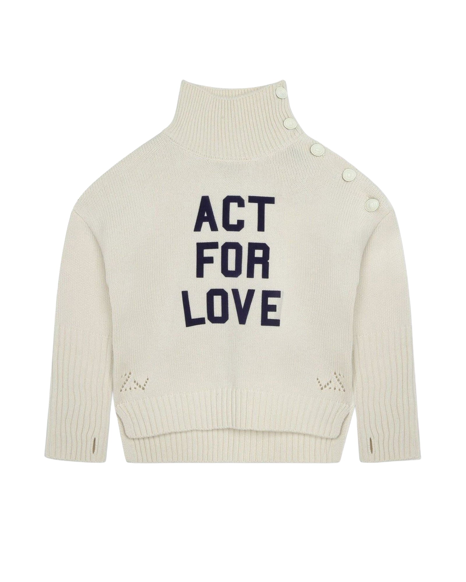 Pull col roulé en laine - Hot Milk