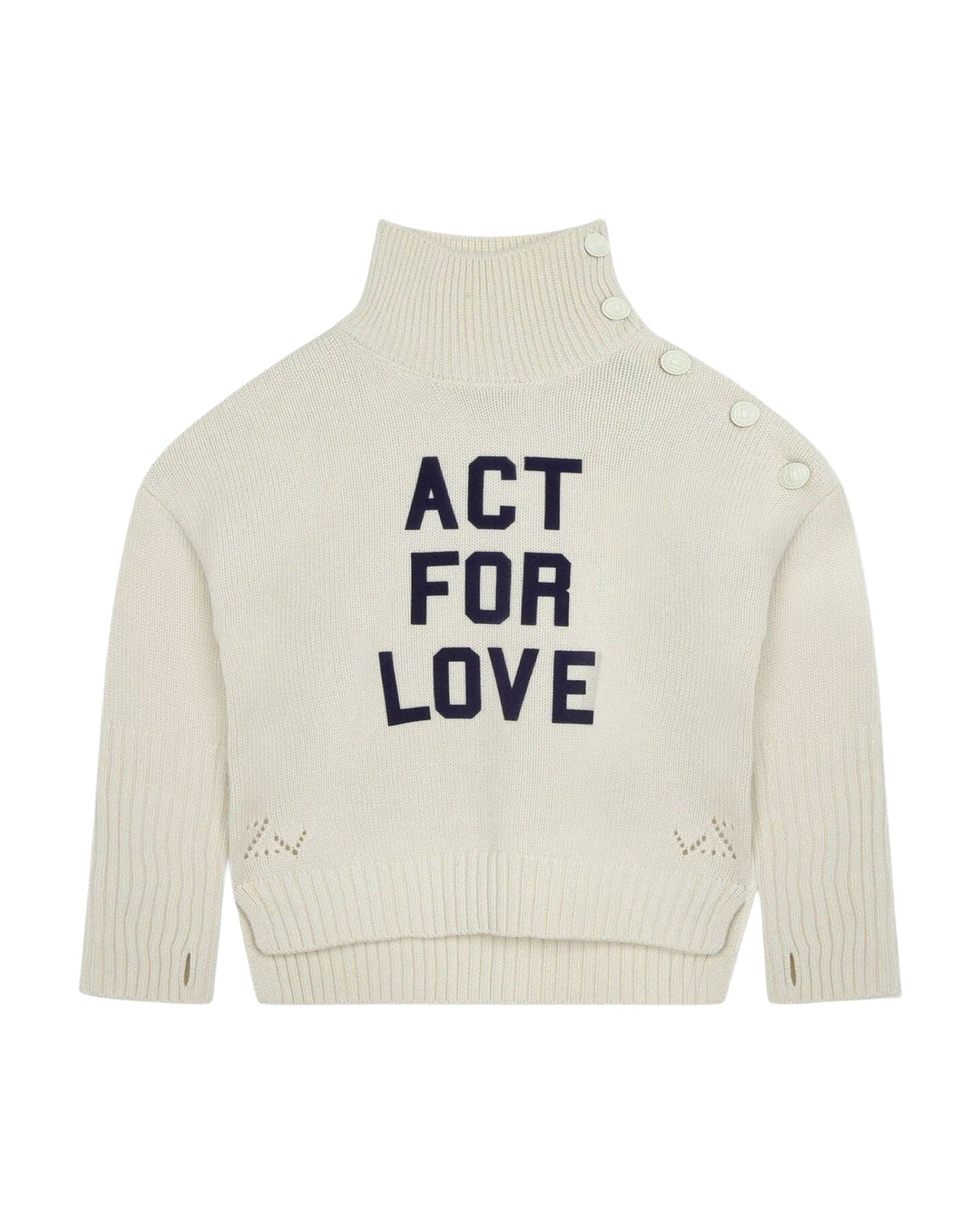 Pull col roulé en laine - Hot Milk