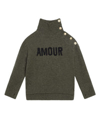 Pull col roulé en laine - Cypres chiné