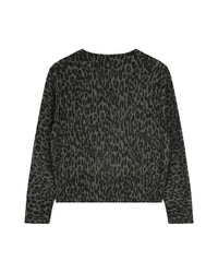 Pull à imprimé en laine - Camouflage