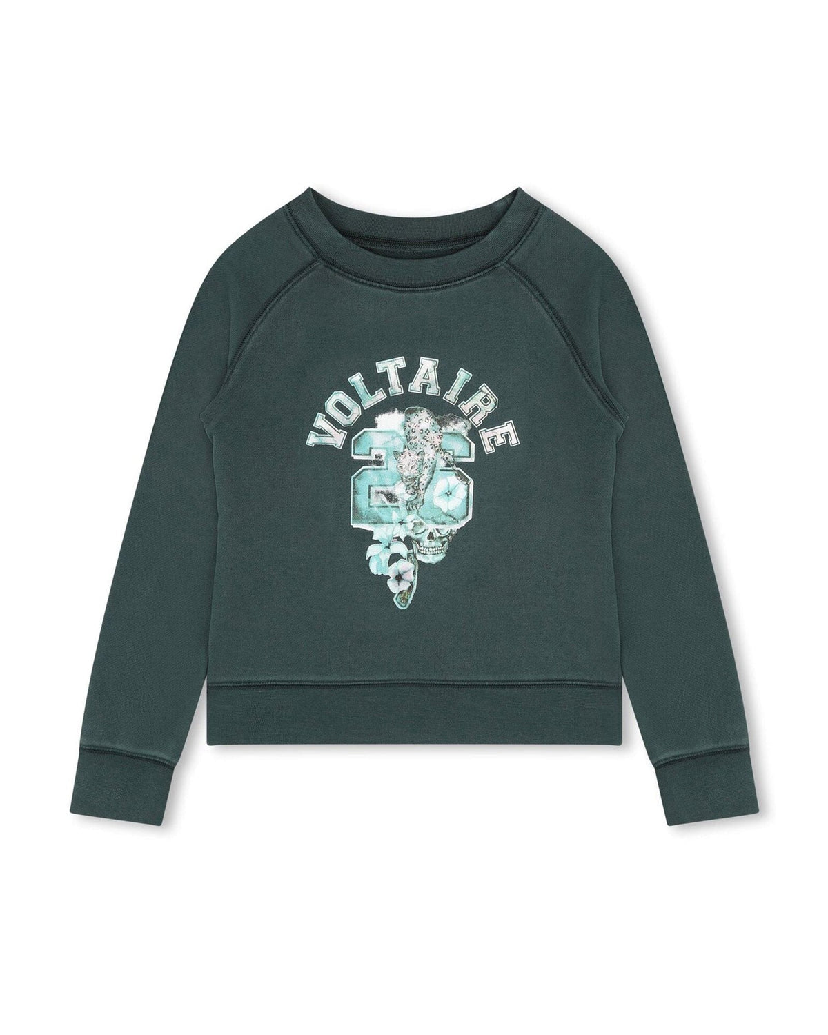 Sweatshirt en coton - Bottle Green