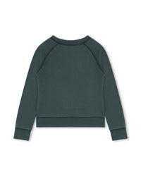 Sweatshirt en coton - Bottle green