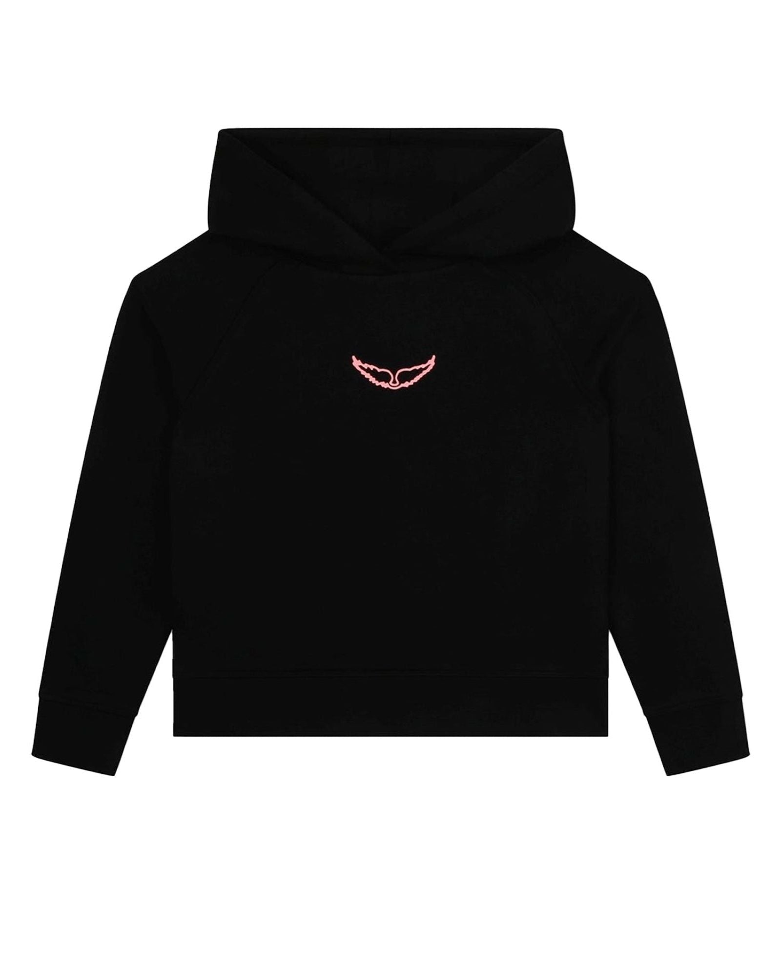 Sweat à capuche en coton - Black