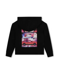 Sweatshirt à capuche en coton - Black