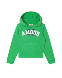 Sweatshirt à capuche en coton - Acid Green
