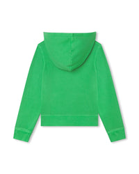 Sweatshirt à capuche en coton - Acid green