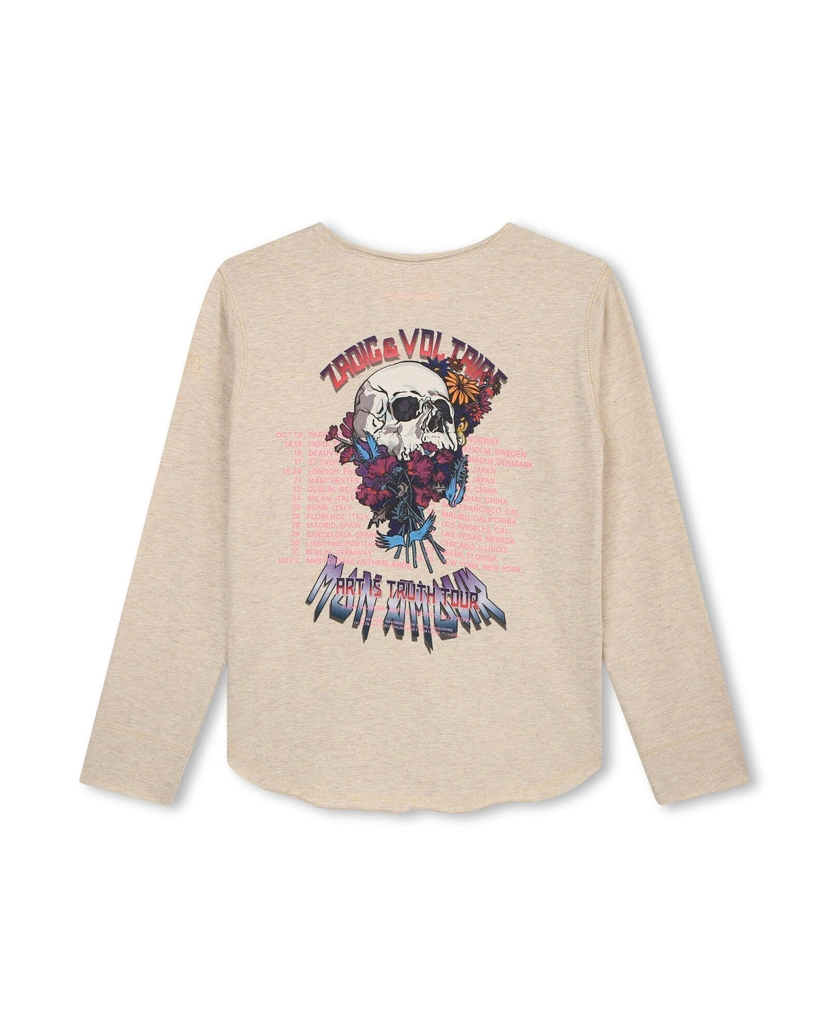 T-shirt à manches longues en coton - Pale Trench