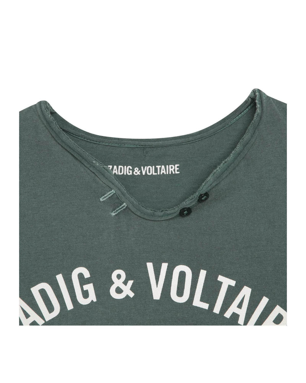 T-shirt à manches courtes en coton - Bottle Green