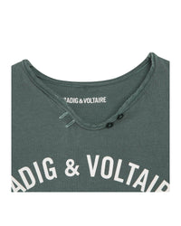 T-shirt à manches courtes en coton - Bottle Green