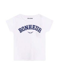 Short-sleeved cotton T-shirt - White