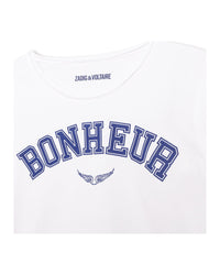 T-shirt à manches courtes en coton - Blanc