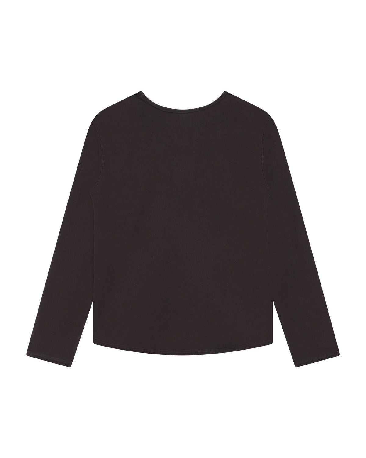 T-shirt à manches longues en coton - Black