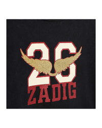 Long-sleeved cotton T-shirt - Black