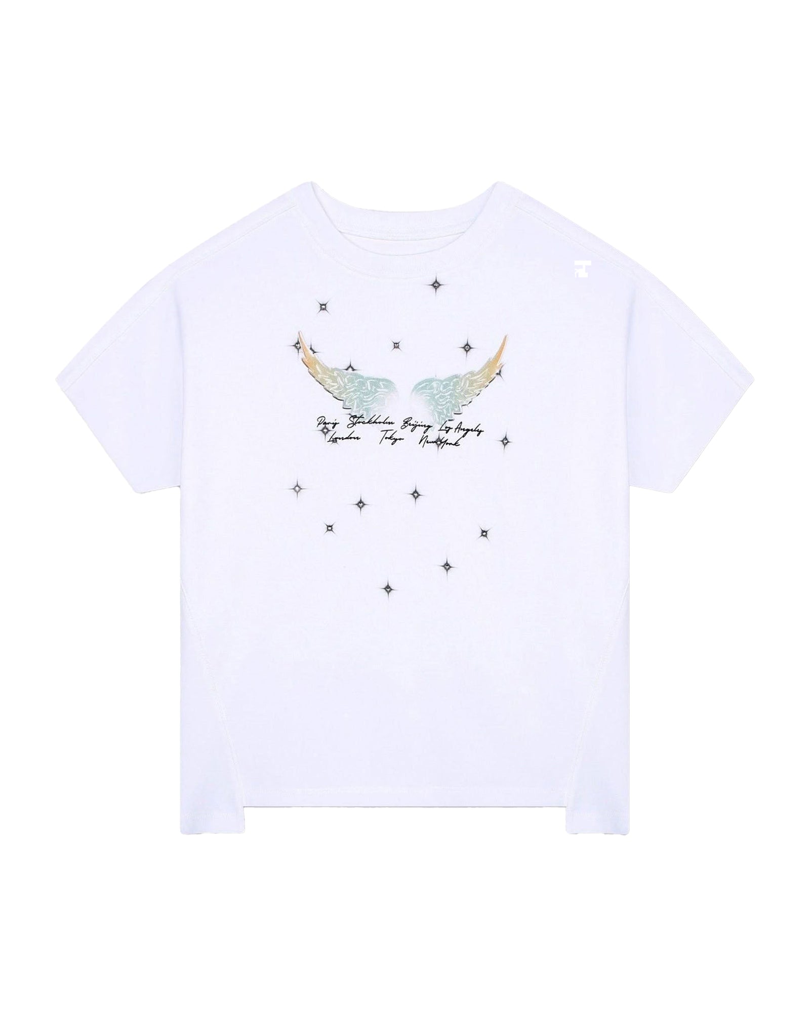 T-shirt à manches courtes en coton - Blanc