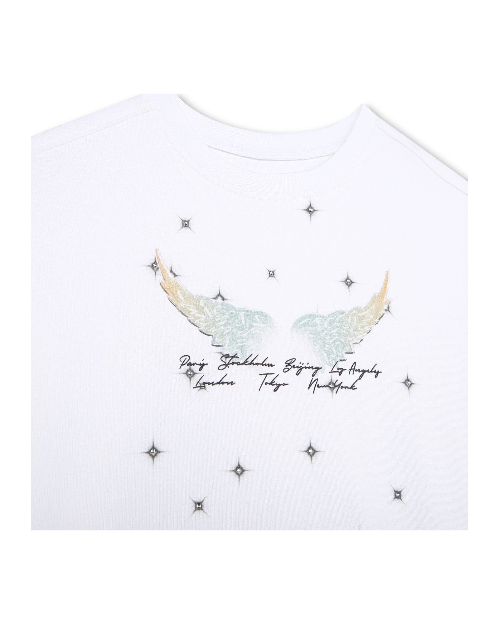T-shirt à manches courtes en coton - Blanc