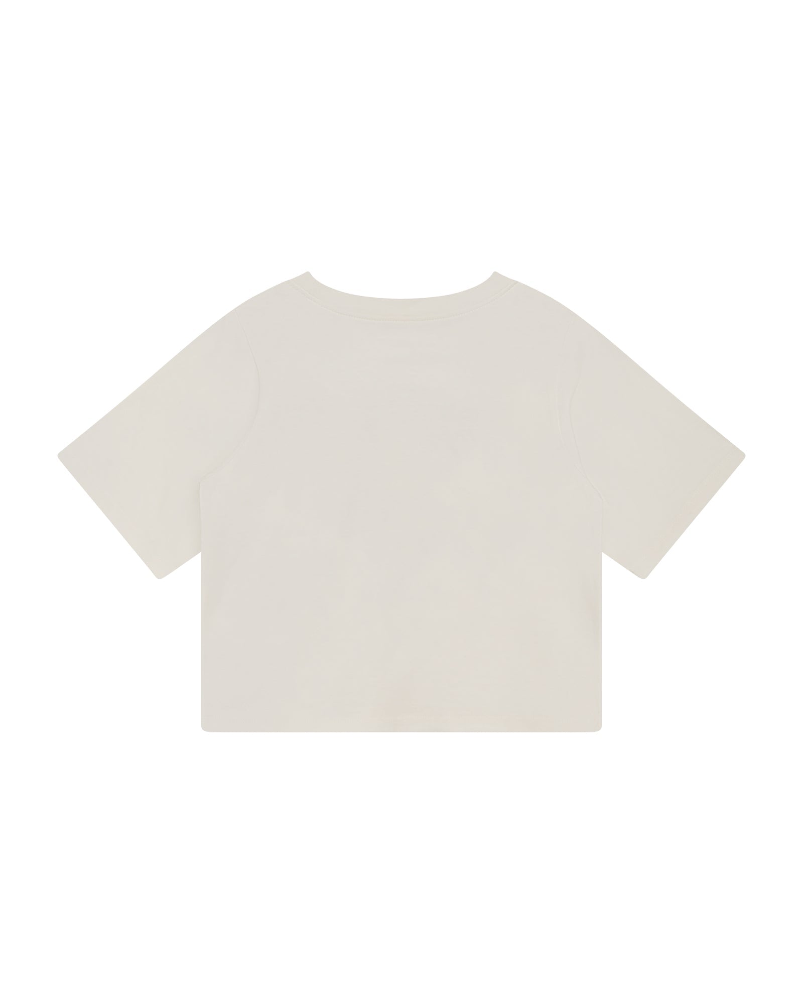 Short-sleeved cotton T-shirt - Hot milk