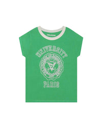 Short-sleeved cotton T-shirt - Acid Green