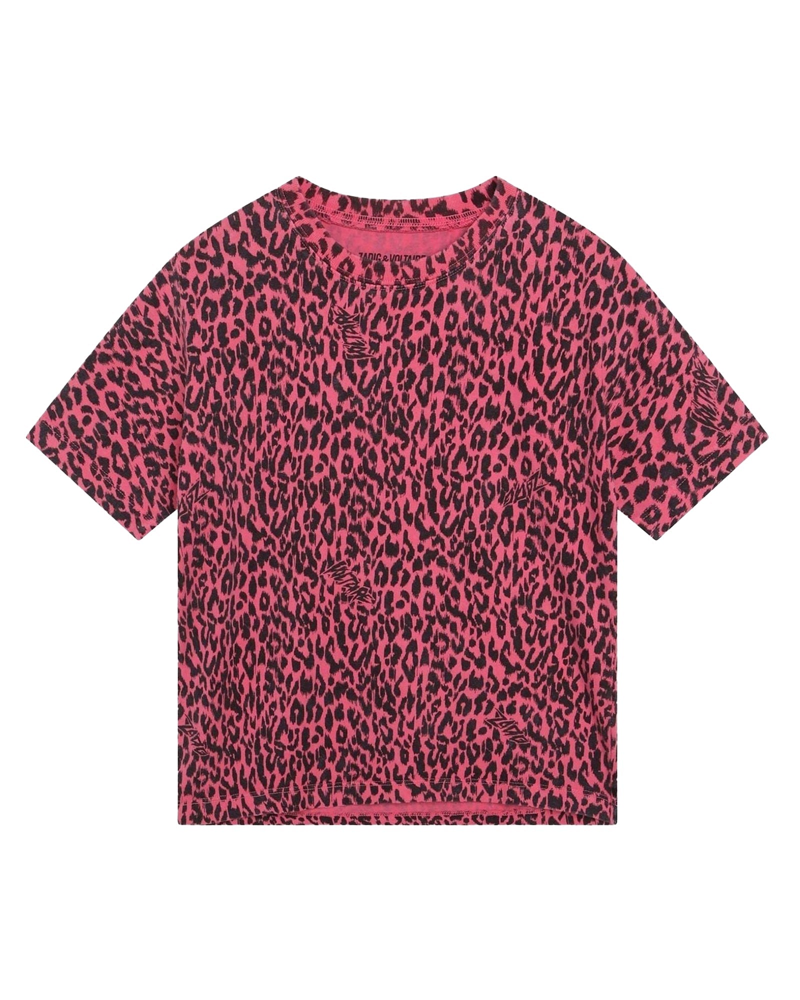 Short-sleeved cotton T-shirt - Sorbet Pink