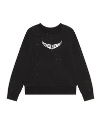Cotton sweatshirt - Black