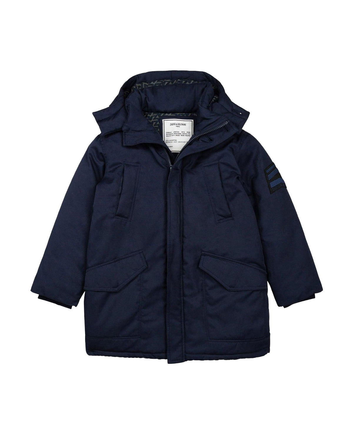 Parka déperlante ouatée - Nuit