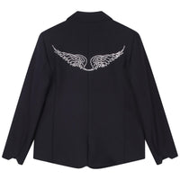 Veste tailleur en sergé - Nuit