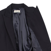Veste tailleur en sergé - Nuit