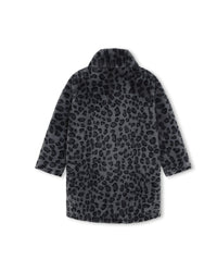 Fleece coat - Black