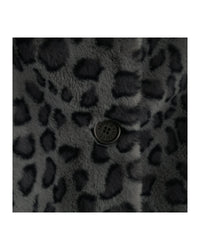Fleece coat - Black