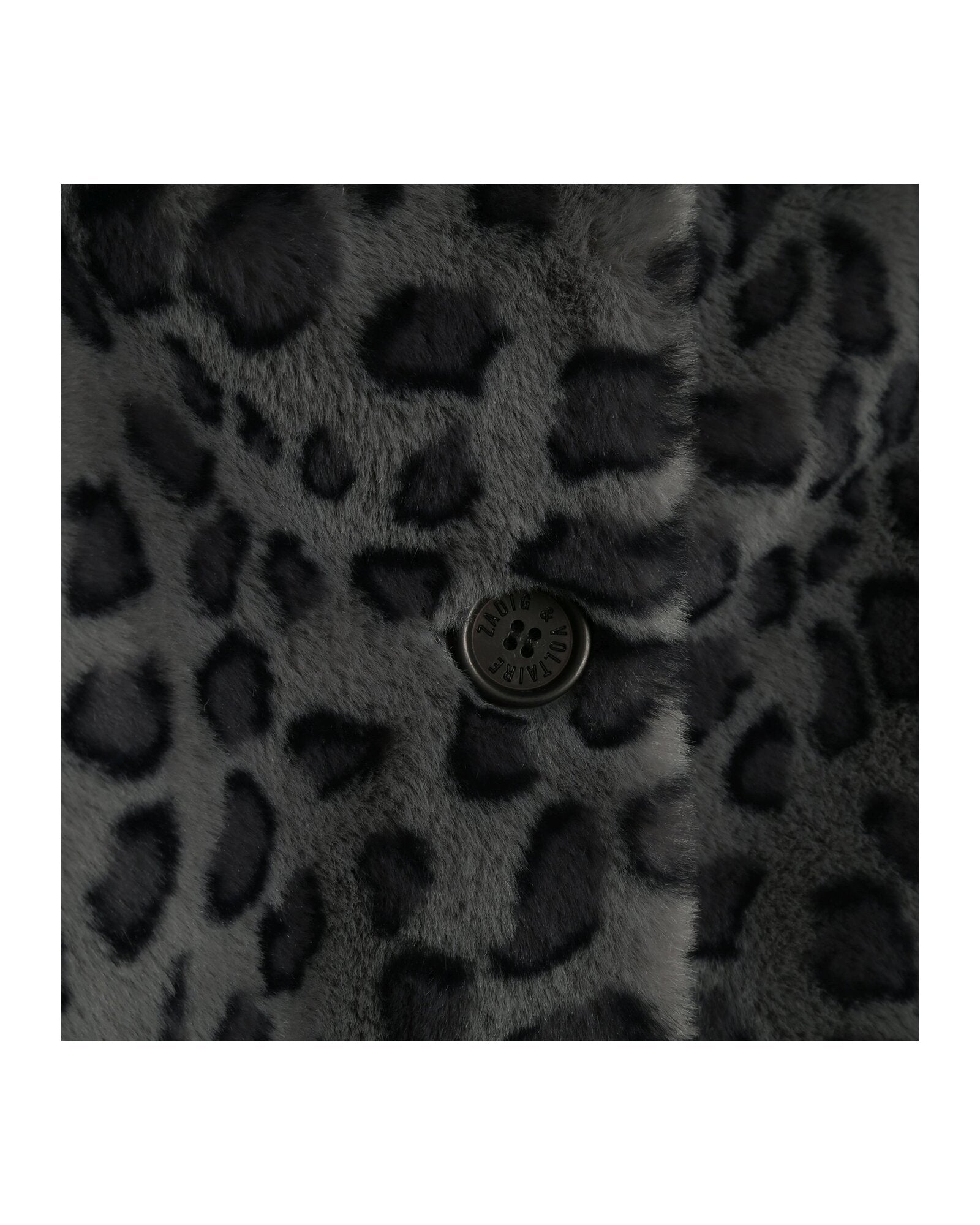Fleece coat - Black