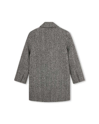 Manteau en laine mélangée - Black