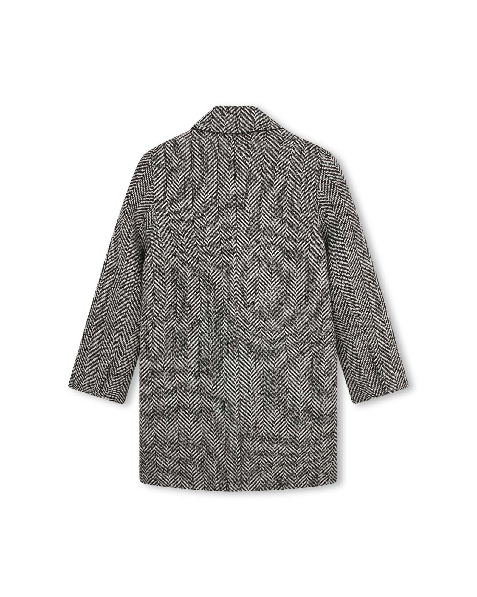 Manteau en laine mélangée - Black
