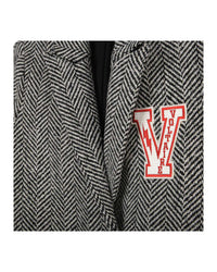 Manteau en laine mélangée - Black