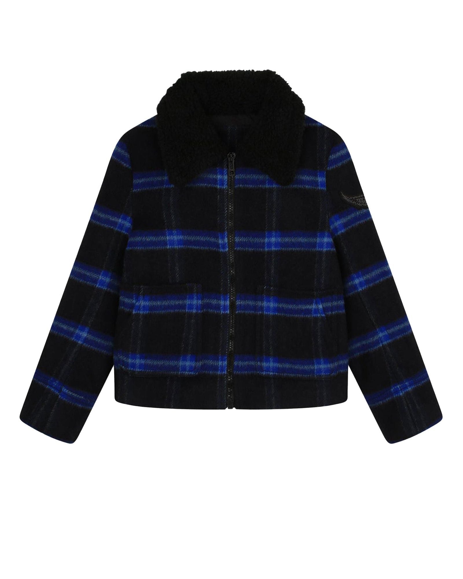 Veste à motifs carreaux - Dark blue