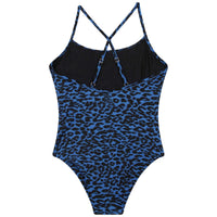 1-piece full leopard print swimming costume - Perroquet