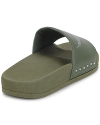Mules à clous décoratifs - Army Green