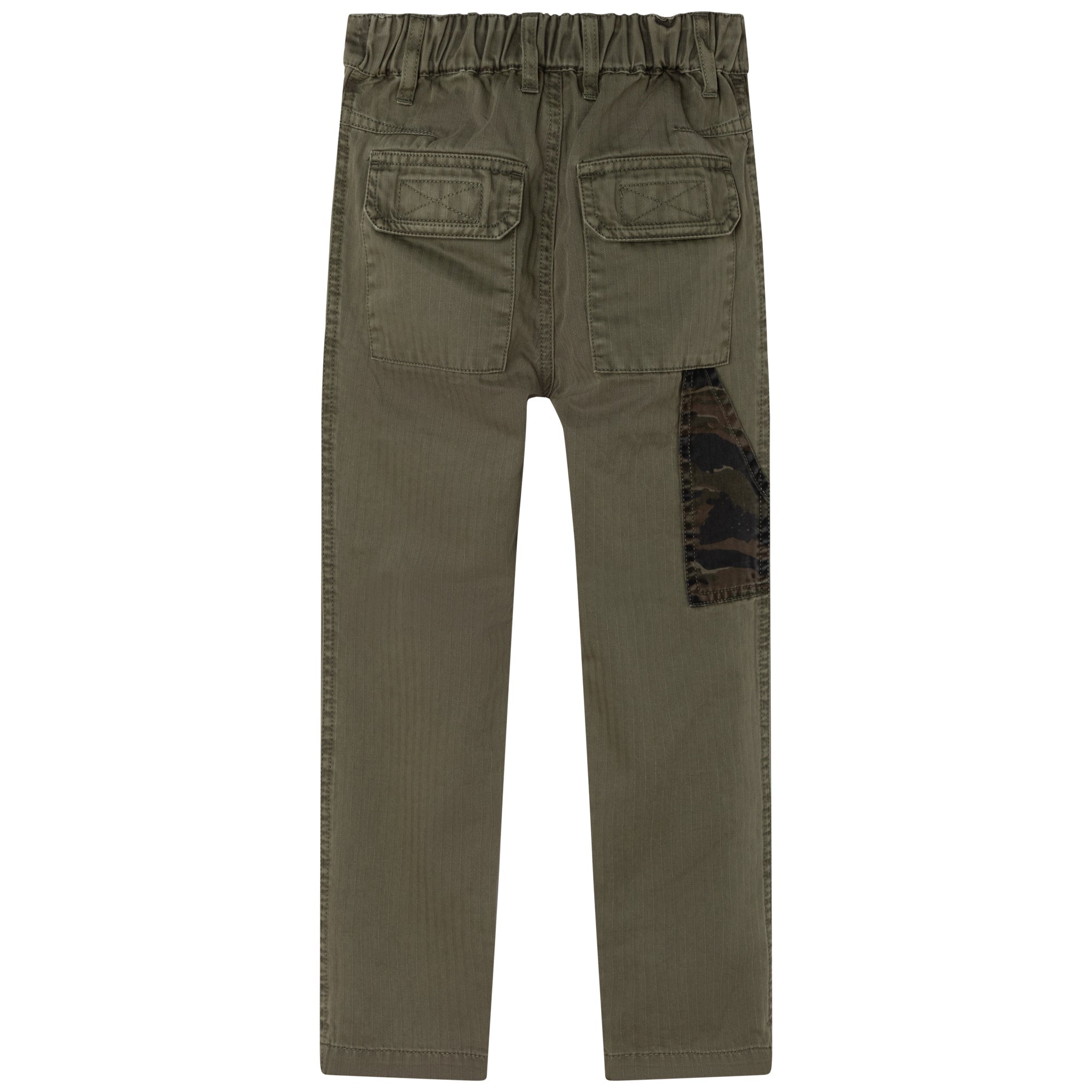 Pantalon en chevron coton - Army green