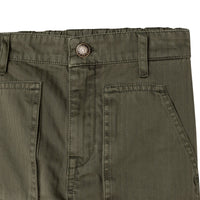 Pantalon en chevron coton - Army green