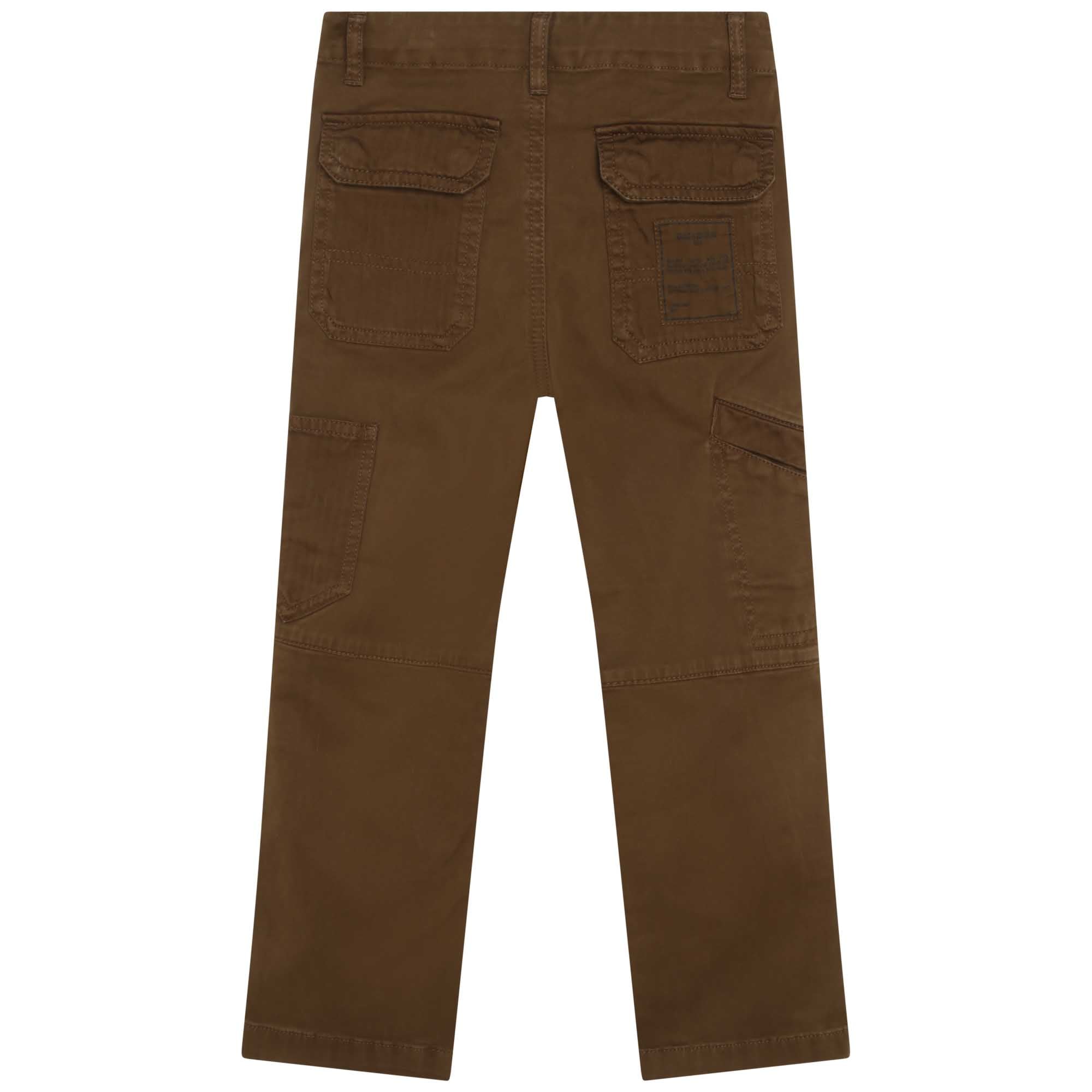 Pantalon en sergé de coton - Algue