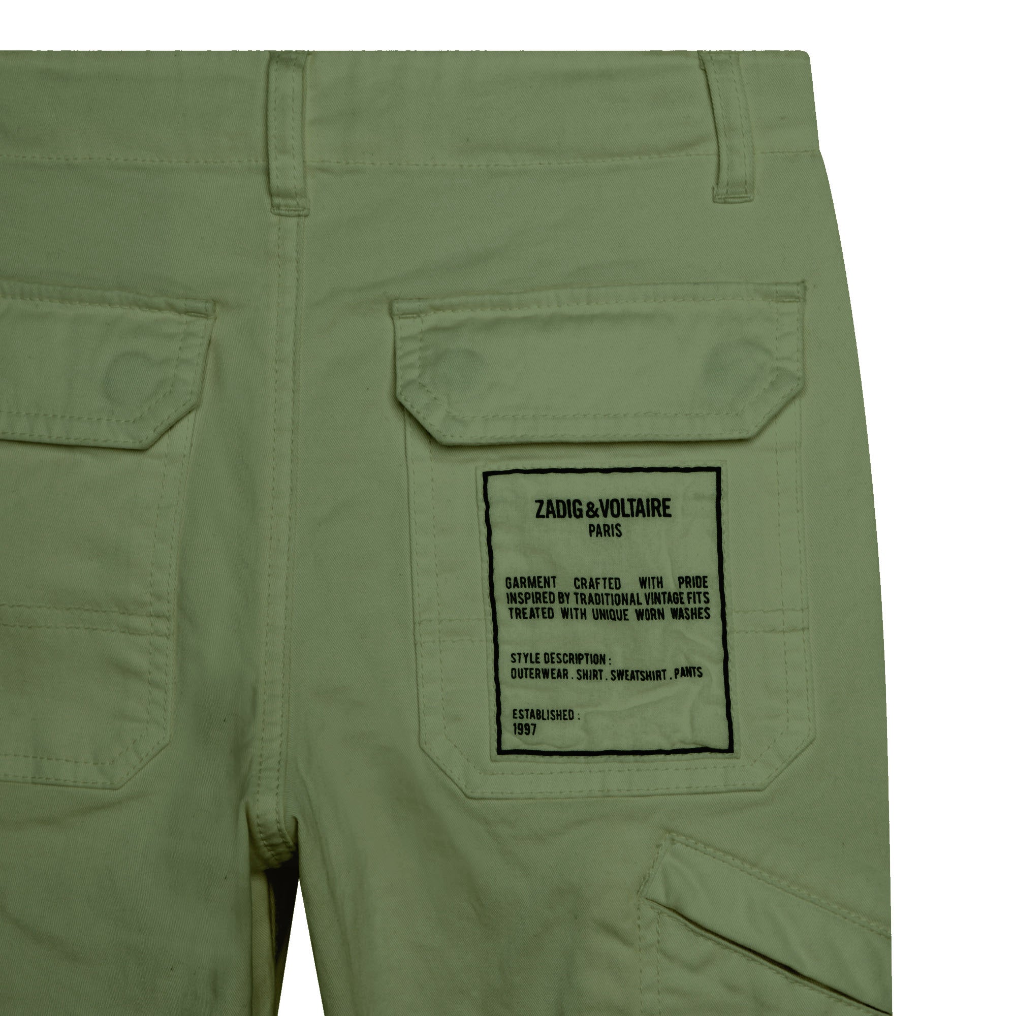 Pantalon en coton - Army Green