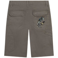 Short en sergé - Kaki clair