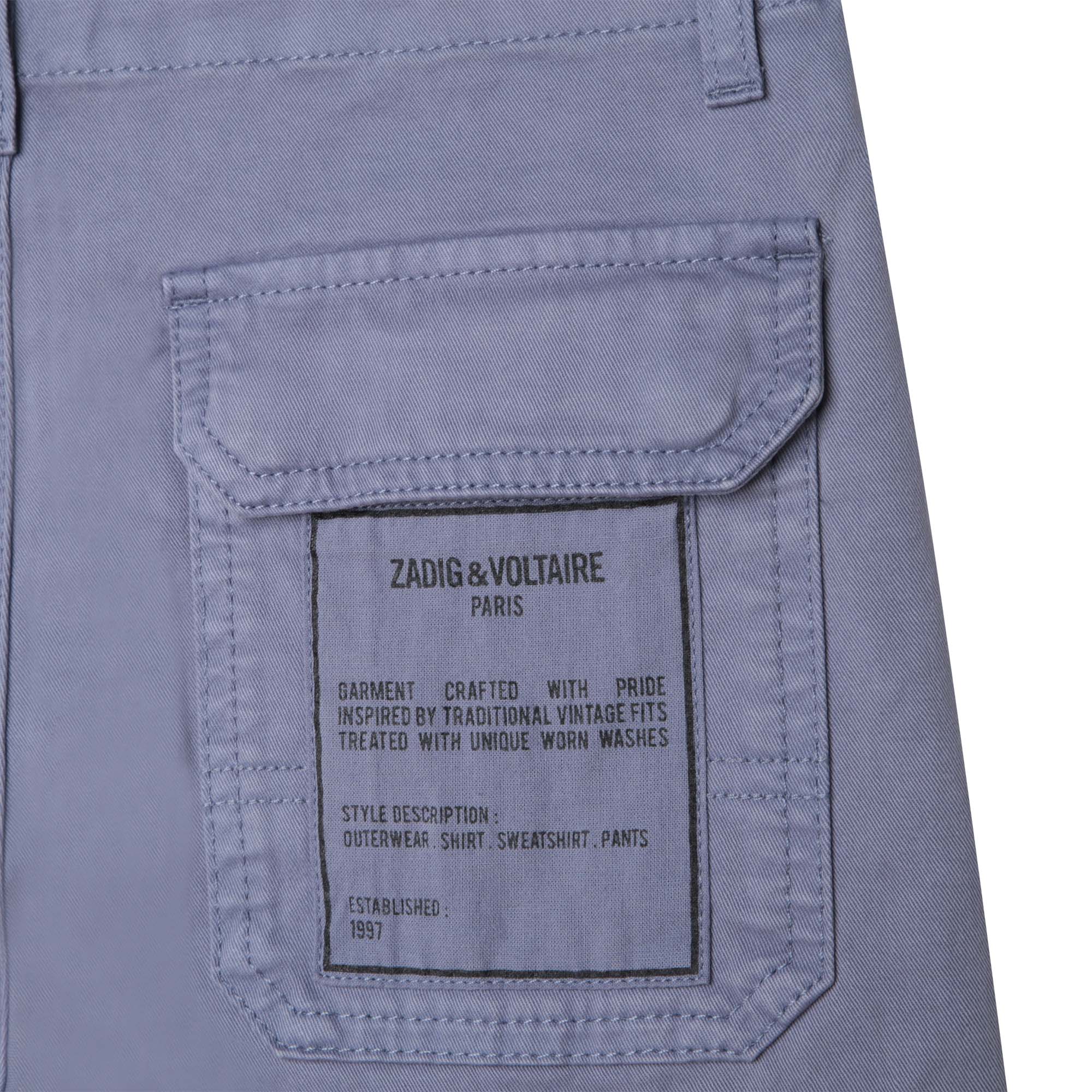 Short en sergé - Shadow blue