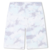 Bermuda imprimé intégral effet tie & dye - Blanc